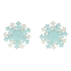 FunCakes Cukrová dekorace sněhové vločky 12ks 