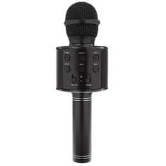 Izoksis 22189 Karaoke bluetooth mikrofon černá