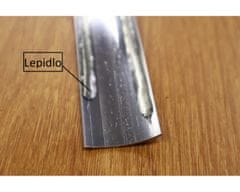 Přechodová lišta (profil) Broušený nerez Lišta 900x30 mm