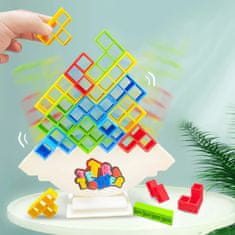 Sofistar Týmová věžová hra pro děti a dospělé, 32 bloků