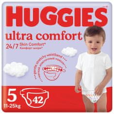 Huggies Ultra Comfort Jumbo Pleny jednorázové 5 (11-25 ks) 42 ks