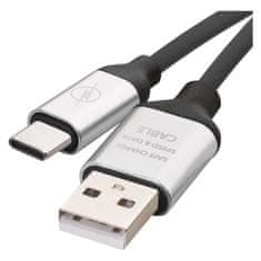 Emos Nabíjecí a datový kabel USB-A 2.0 / USB-C 2.0, 1 m, černý