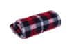 Fleecová deka 150x200 - Červená kostka