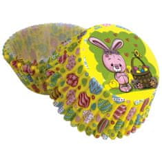 Alvarak Cukrářské košíčky - velikonoční zajíček - žlutý - 50ks