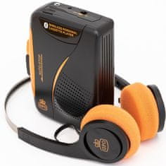 Cassette Walkman Bluetooth, černá/oranžová