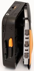 GPO Retro Cassette Walkman Bluetooth, černá/oranžová