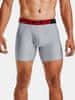 Boxerky UA Tech 6in 2 Pack-GRY L
