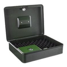 GunBox box na uložení zbraně a střeliva zelený | Cylindrický zámek | 30 x 9 x 24 cm