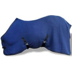 Greatstore Fleecová deka s obřišníkem 125 cm modrá