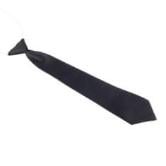 Dětská kravata, 30 cm, pro děti ve věku 2-10 let - černá