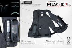 MLV 2 airbag vesta limitovaná edice černá se zelenými prvky - Velikost : Medium (S-XL)