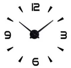 Nástěnné hodiny velké 80-120cm černé