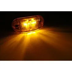 motoLEDy Obrysové světlo 2 LED 12-24V barvy, oranžová